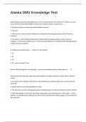 Alaska DMV Knowledge Test Comparative And contextual Study Questions And Answers&period;
