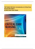 TEST BANK FOR Sole&rsquo;s Introduction to Critical Care Nursing 9th Edition by Mary Beth Flynn Makic