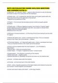 NUTR 280 EVALUATION EXAMS 2025&sol;2026 QUESTIONS AND ANSWERS RATED A&plus;