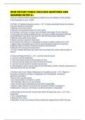 OHIO NOTARY PUBLIC 2025&sol;2026 QUESTIONS AND ANSWERS RATED A&plus;