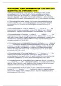 OHIO NOTARY PUBLIC COMPREHENSIVE EXAM 2025&sol;2026 QUESTIONS AND ANSWERS RATED A&plus;