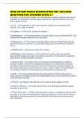 OHIO NOTARY PUBLIC EXAMINATION TEST 2025&sol;2026 QUESTIONS AND ANSWERS RATED A&plus;