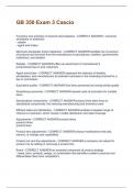 GB 350 Exam 3 Cascio Questions With 100&percnt; Correct Answers&period;