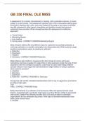 GB 350  EXAM PACKAGE DEAL WITH COMPLETE SOLUTIONS