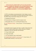 COTA EXAM LATEST 2025 ACTUAL EXAM TEST  BANK&vert; COMPLETE 350 REAL EXAM QUESTIONS AND  CORRECT DETAILED ANSWERS &lpar;VERIFIED  ANSWERS&rpar; GRADED A&plus;&vert; COTA EXAM PREP&vert;&vert; NEW&excl;&excl;