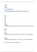 EPA 608 Certification Exam Questions With Correct Answers&period;