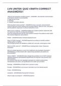 LVN UNITEK QUIZ &num;3WITH CORRECT ANASWERS&excl;&excl;