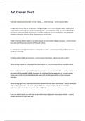 AK Driver Test Practice Questions And Answers 100&percnt; Verified&period;
