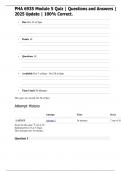 PHA 6935 Module 5 Quiz &vert; Questions and Answers &vert; 2025 Update &vert; 100&percnt; Correct&period;