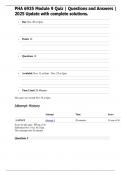 PHA 6935 Module 9 Quiz &vert; Questions and Answers &vert; 2025 Update with complete solutions&period;