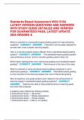 WGU D184 Standards-Based Assessment LATEST VERSION BUNDLE
