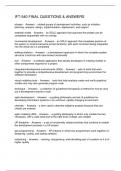 IFT-540 FINAL QUESTIONS & ANSWERS