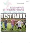 Test Bank for Essentials of Pediatric Nursing&comma; 4th Edition by Theresa Kyle&semi; Susan Carman All Chapters 1-29 LATEST