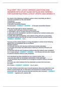 Final HIMT 1301 LATEST VERSION QUESTIONS AND  ANSWERS WITH STUDY GUIDE DETAILED AND VERIFIED  FOR GUARANTEED PASS&comma; LATEST UPDATE 2025 GRADED A