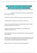 CCTN EXAM QUESTIONS WITH ACCURATE ANSWERS