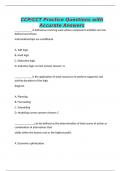 CCP&sol;CCT Practice Questions with Accurate Answers
