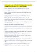 CFEI Study Guide &vert;&vert; EXAM-STYLE QUESTIONS WITH CORRECT ANSWERS&semi; A&plus; GUARANTEED&excl;&excl;