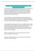 CCTN&colon; Lung and Heart Questions with Accurate Answers