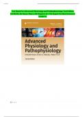 Test Bank For Advanced Physiology and Pathophysiology&comma; 2nd Edition &lpar;LATEST&rpar;&comma; By Nancy Tkacs&comma; All Chapters &lpar;1-17&rpar;&vert; Expert Verified Answers&vert; Grade A&plus;