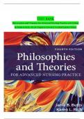 Test Bank for Philosophies and Theories for Advanced Nursing Practice, 4th Edition by Butts & Rich – All 26 Chapters (2024)