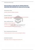 NUR 635 Midterm EXAM 2025 KEY CONCEPT&sol;PRACTICE  QUESTIONS AND ANSWERS GCU Advanced Pharmacology 