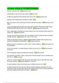  MATERNAL review chap 8-10 questions and answers