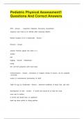Pediatric Physical Assessment1