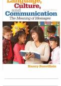 Language culture and communication 7th edition by bonvillain test bank&comma; latest 2025
