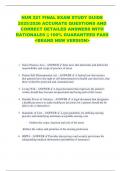 NUR 221 FINAL EXAM STUDY GUIDE  2025&sol;2026 ACCURATE QUESTIONS AND  CORRECT DETAILED ANSWERS WITH  RATIONALES &vert;&vert; 100&percnt; GUARANTEED PASS  <BRAND NEW VERSION> 