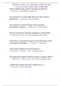 EKG ECG NHA CET CERTIFICATION EXAM &lpar;ACTUAL 2025-2026&rpar; AND ANSWERS