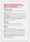 WEST COAST EMT BLOCK &num;2 EXAM WITH ALL CORRECT & 100&percnt; VERIFIED ANSWERS&vert;ALREADY GRADED A&plus;&vert;2025 LATEST UPDATE