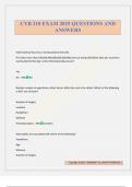CYB 210 EXAM 2025 QUESTIONS AND ANSWERS