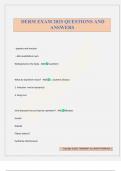 DERM EXAM 2025 QUESTIONS AND ANSWERS