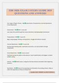 EDF 3020- EXAM 3 STUDY GUIDE 2025 QUESTIONS AND ANSWERS