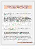 ESE EXAM FL SET 3 EXAM 2025 QUESTIONS AND ANSWERS