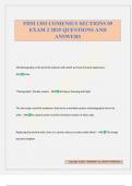 FDM 1303 COMENIUS SECTIONS 09 EXAM 2 2025 QUESTIONS AND ANSWERS