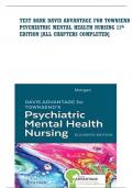 Test Bank For Essentials of psychiatric mental health 11th Edition by Shuo&comma; Complete Guide A&plus;
