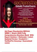 A PACKAGE DEAL FOR BIOS 242 CHAMBERLAIN EXAMS &vert; ALL GRADED A&plus; &vert; ALL VERIFIED FOR ACCURACY &vert; DOWNLOAD TO PASS
