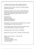 Nu 300 Exam 5 Questions With Complete Solutions