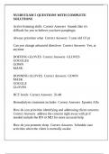 NU189 EXAM 5 QUESTIONS WITH COMPLETE SOLUTIONS