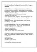 NU-404 Final Exam Study guide Questions With Complete Solutions