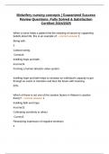 Midwifery nursing concepts &vert; Guaranteed Success Review Questions&colon; Fully Solved & Satisfaction Certified 2024&sol;2025