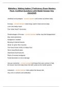 Midwifery&colon; Making babies &vert; Proficiency Exam Mastery Pack&colon; Certified Questions with Model Answer Key 2024&sol;2025