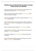 Midwifery Narm &vert; In-Depth Study Test Series&colon; Correctly Verified Answers for 2024&sol;2025