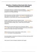 Midwifery&colon; &vert; Readiness Benchmark Q&A&colon; Expert-Reviewed Knowledge Test for 2024&sol;2025