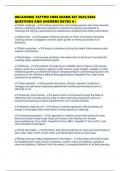 OKLAHOMA TATTOO CORE EXAMS SET 2025&sol;2026 QUESTIONS AND ANSWERS RATED A&plus;
