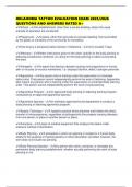 OKLAHOMA TATTOO EVALUATION EXAM 2025&sol;2026 QUESTIONS AND ANSWERS RATED A&plus;