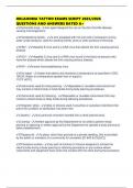 OKLAHOMA TATTOO EXAMS SCRIPT 2025&sol;2026 QUESTIONS AND ANSWERS RATED A&plus;