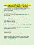 elsevier quizzes UPDATED ACTUAL   Exam  Questions and CORRECT Answers