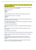 PSY 623 EXAMINATION TEST 2025&sol;2026 QUESTIONS AND ANSWERS RATED A&plus;